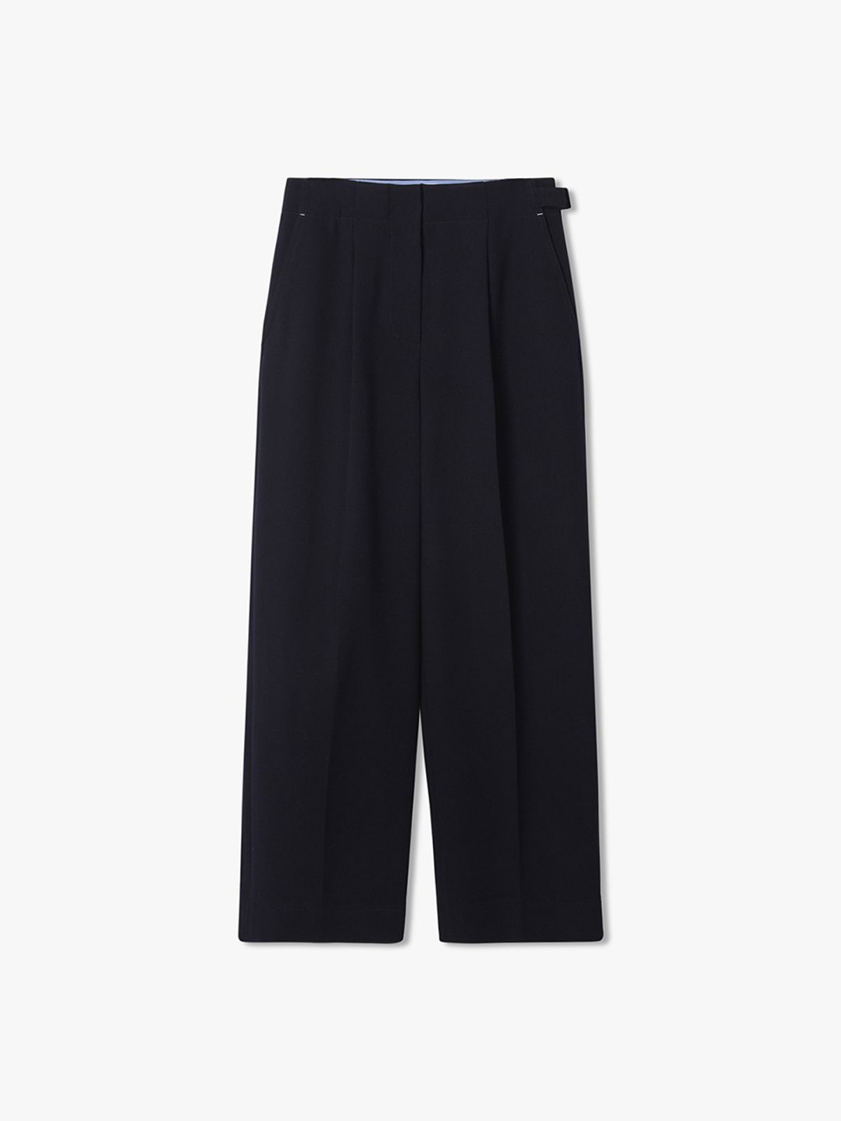 하우스공칠이씨(HAUS072C) ONE TUCK WOOL PANTS NAVY
