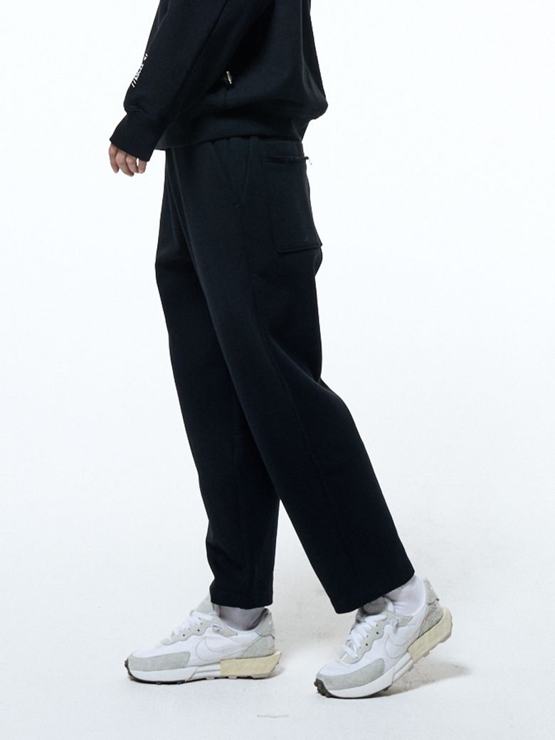 TERRY SETUP PANTS BLACK