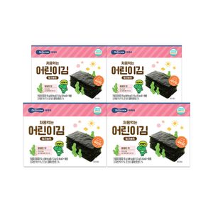 처음먹는 어린이김 핑크솔트 4BOX (40봉)