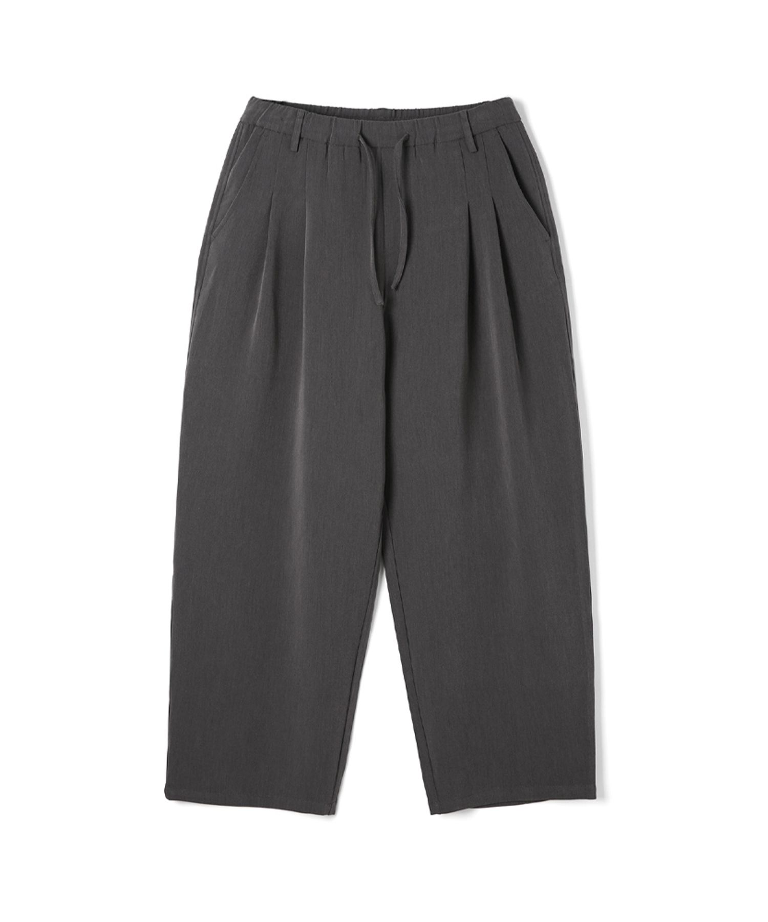 ★MUSINSA STANDARD★ White satin bermuda pants dark grey MME MUSINSA | MUSINSA STANDARD White Satin Bermuda Pants [Dark Grey]