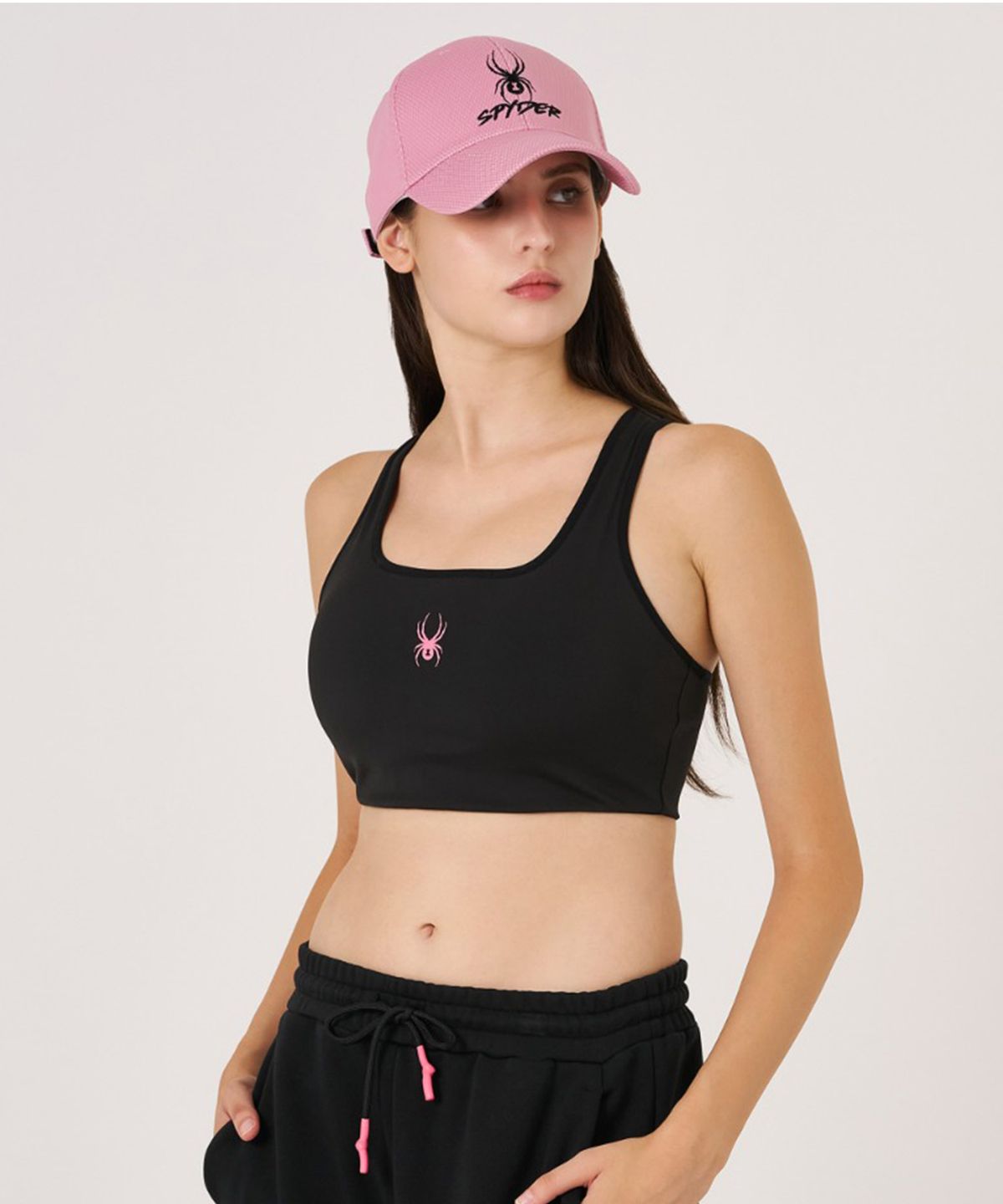 스파이더(SPYDER) IRON PINK  컬렉션 브라탑 SPKFCNBR251WBLK