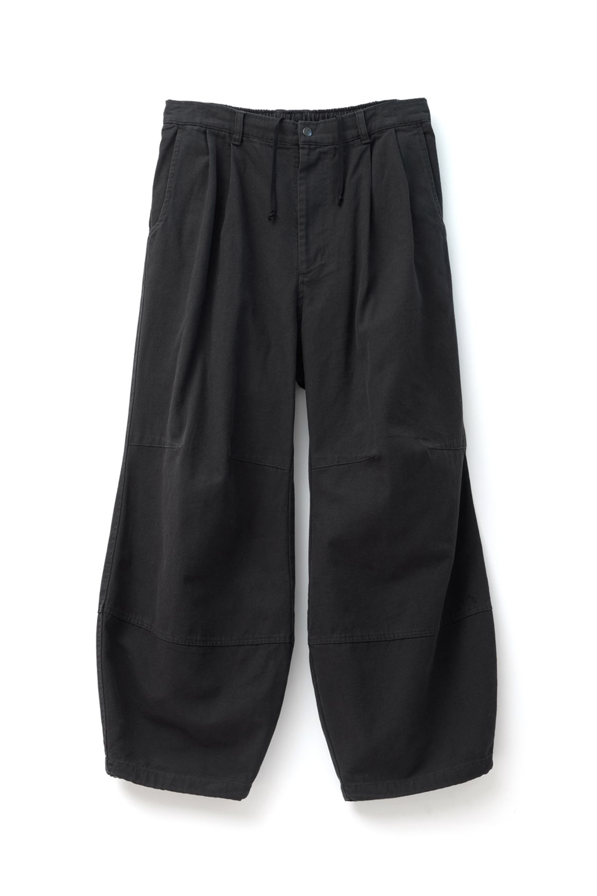 해칭룸(HATCHINGROOM) Volume Pants Oxford Washed Charcoal
