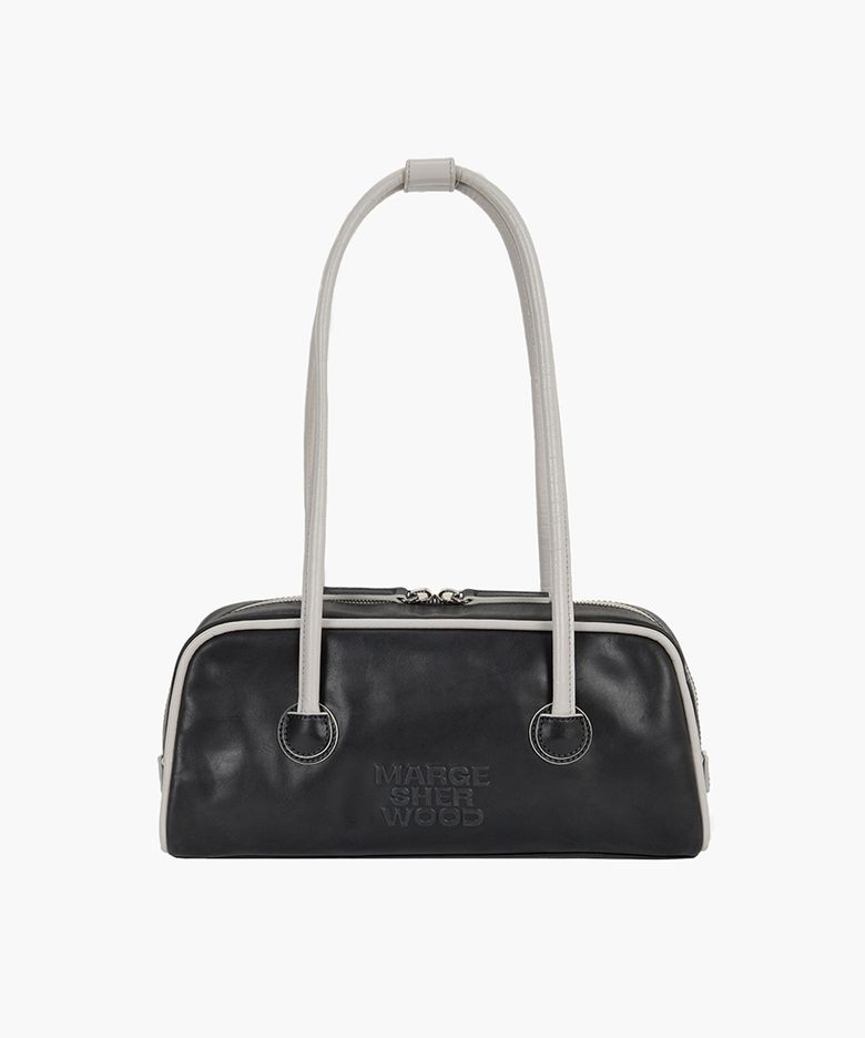 SOFT BOSTON EW PIPING_black pull-up+light grey crinkle