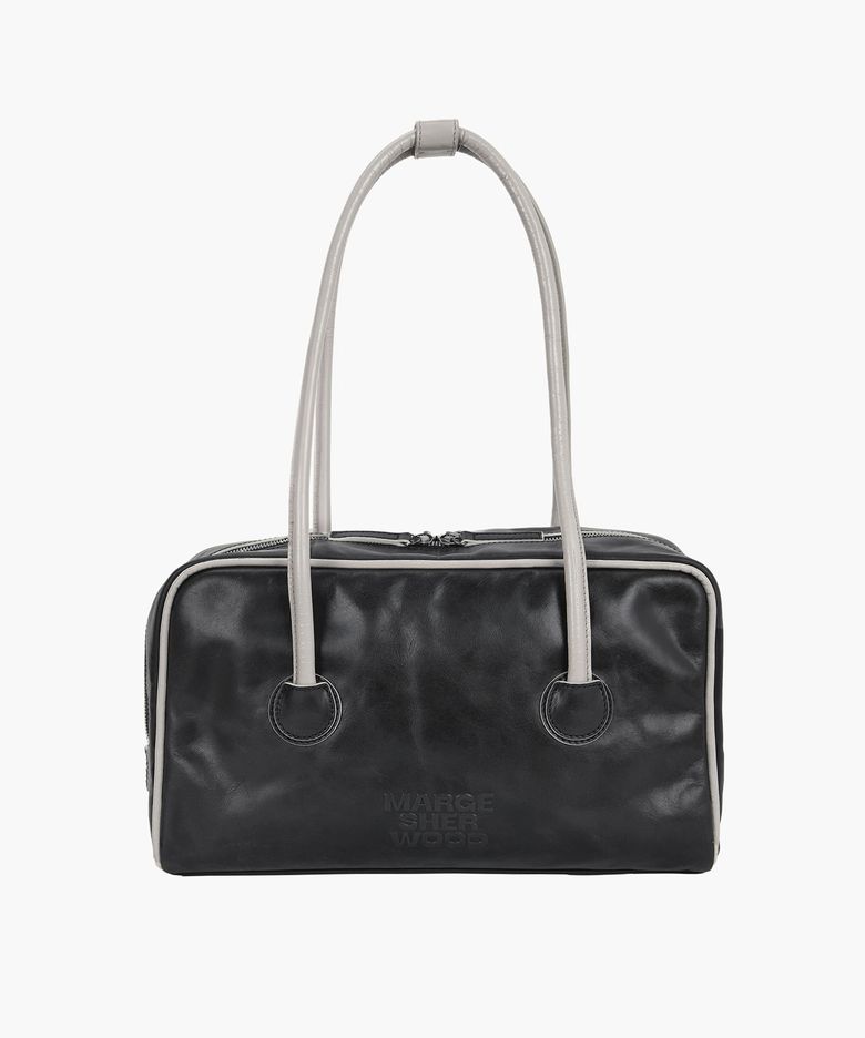 SOFT BOSTON PIPING_black pull-up+light grey crinkle