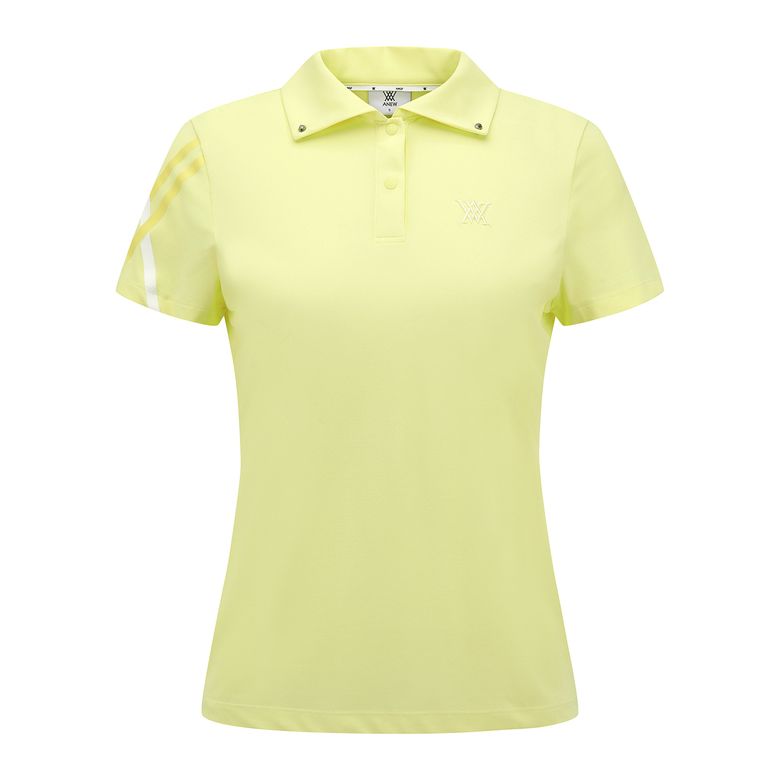 WOMEN ICE DOTS SHORT T-SHIRT_YE