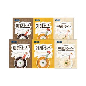 처음먹는 덮밥소스 6개(짜장+카레+크림)