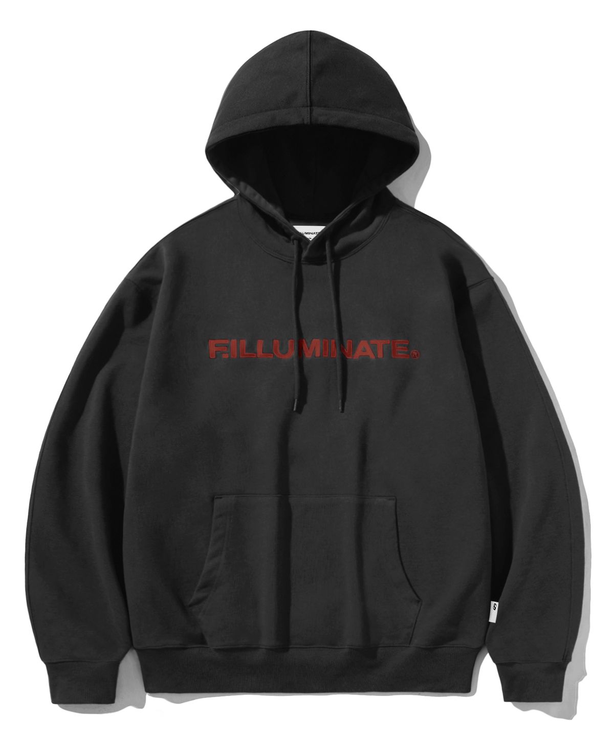 필루미네이트(FILLUMINATE) 시그니처 어센틱 로고 후디-블랙