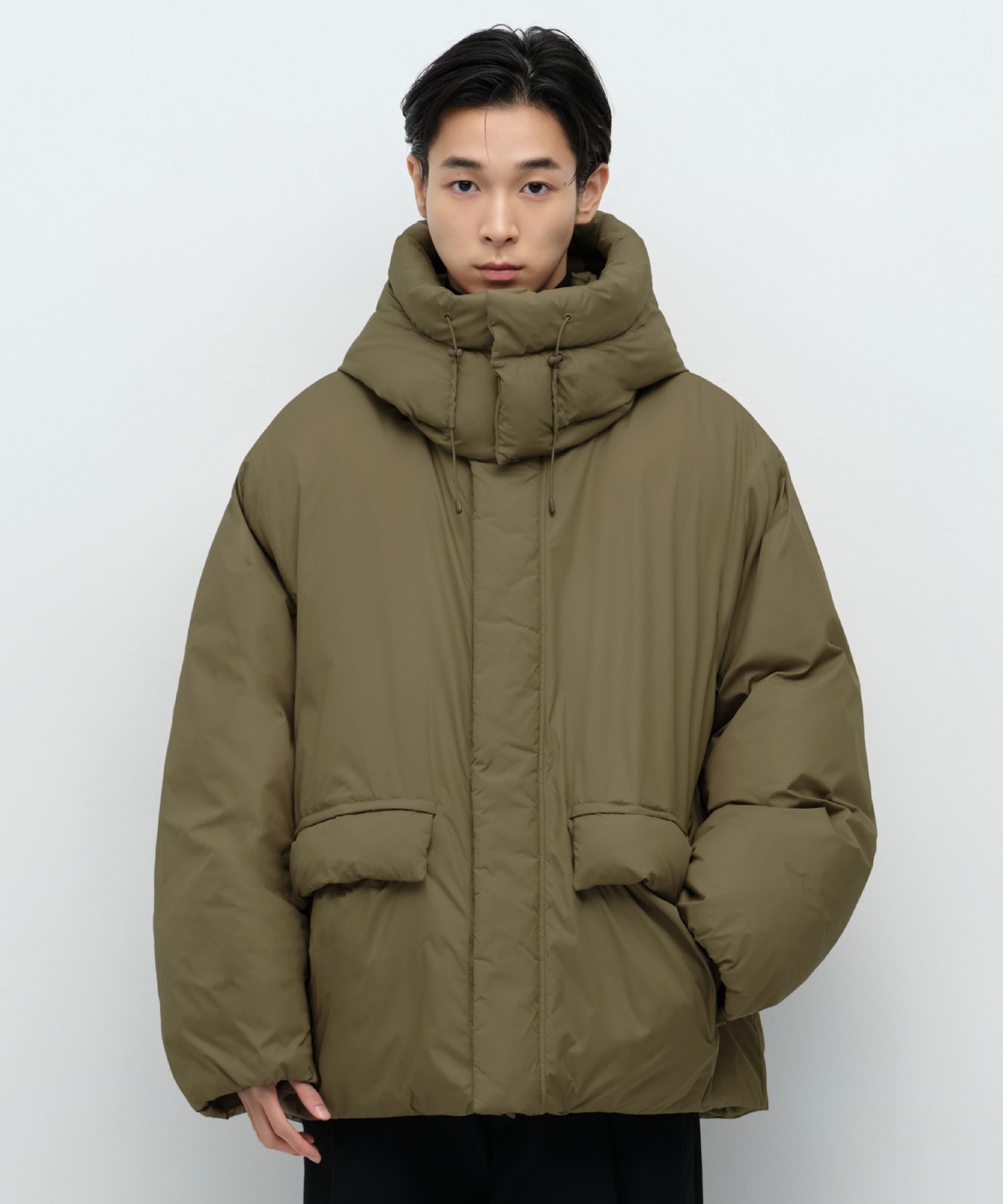 MUSINSA公式 | MUSINSA STANDARD ノンキルティングフーディッドダウン