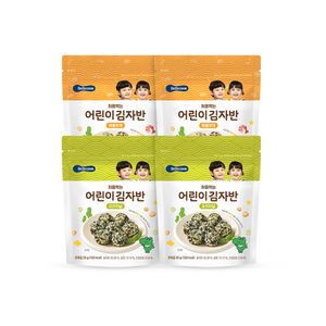 처음먹는 어린이 김자반 4개(오리지널/해물야채)
