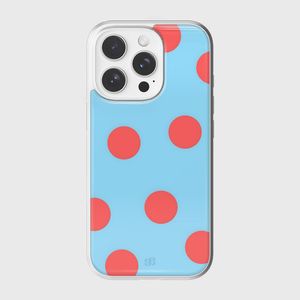 [갤럭시 S26 추가]레드 블러 도트-SILVER(에폭시)