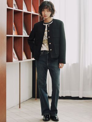 여성) 슬림 플레어 데님_MSF5DP2912