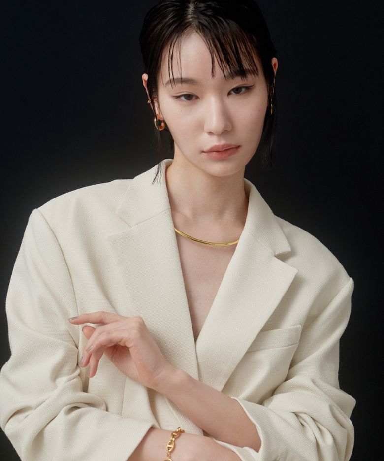 플레인 초커 Plain Choker［Stainless］ / Gold