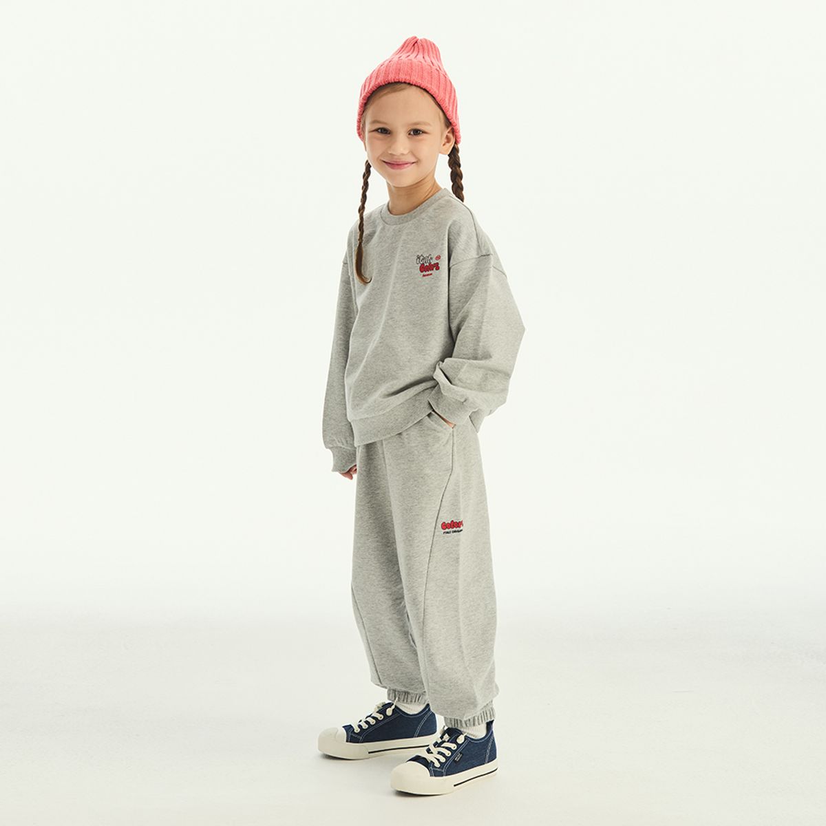 베네통키즈(BENETTONKIDS) 그래픽 트레이닝 팬츠_QATP02541MG