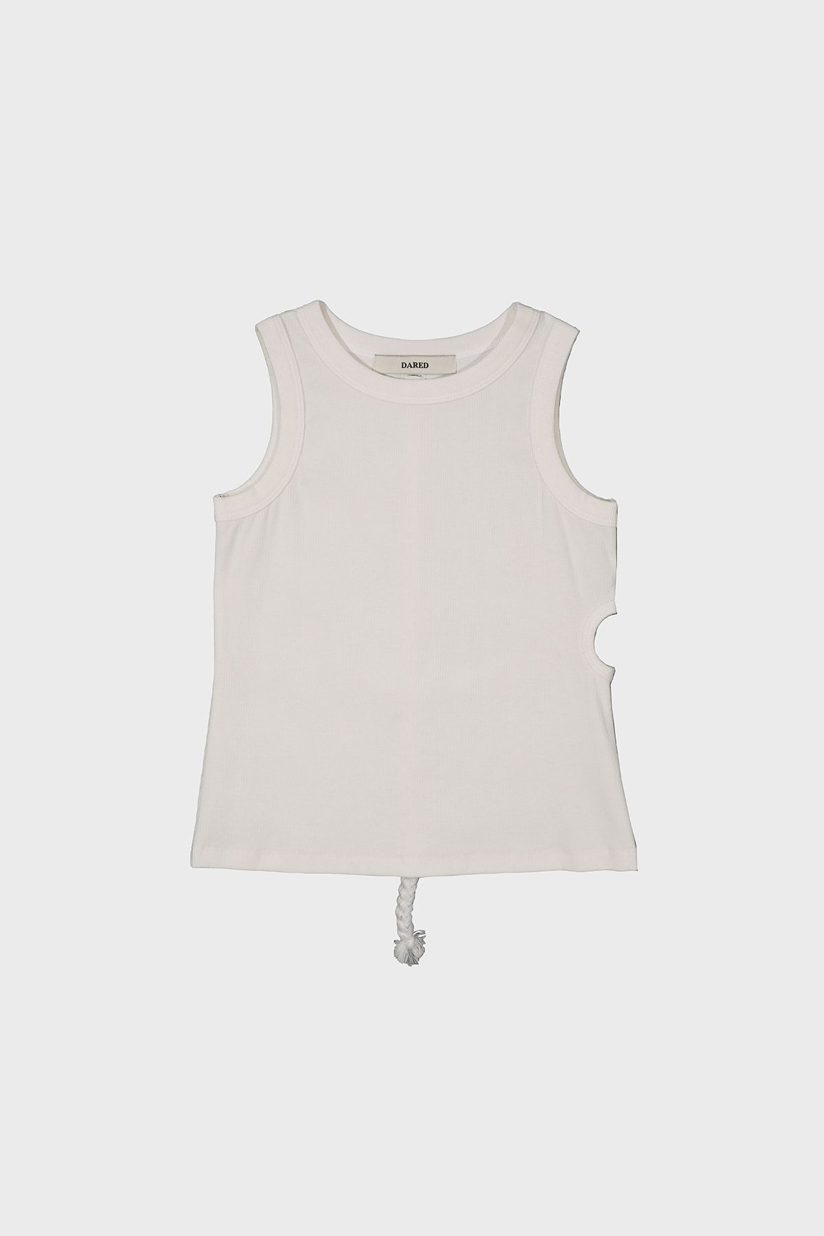 데어드(DARED) BRAIDED CUTOUT TOP