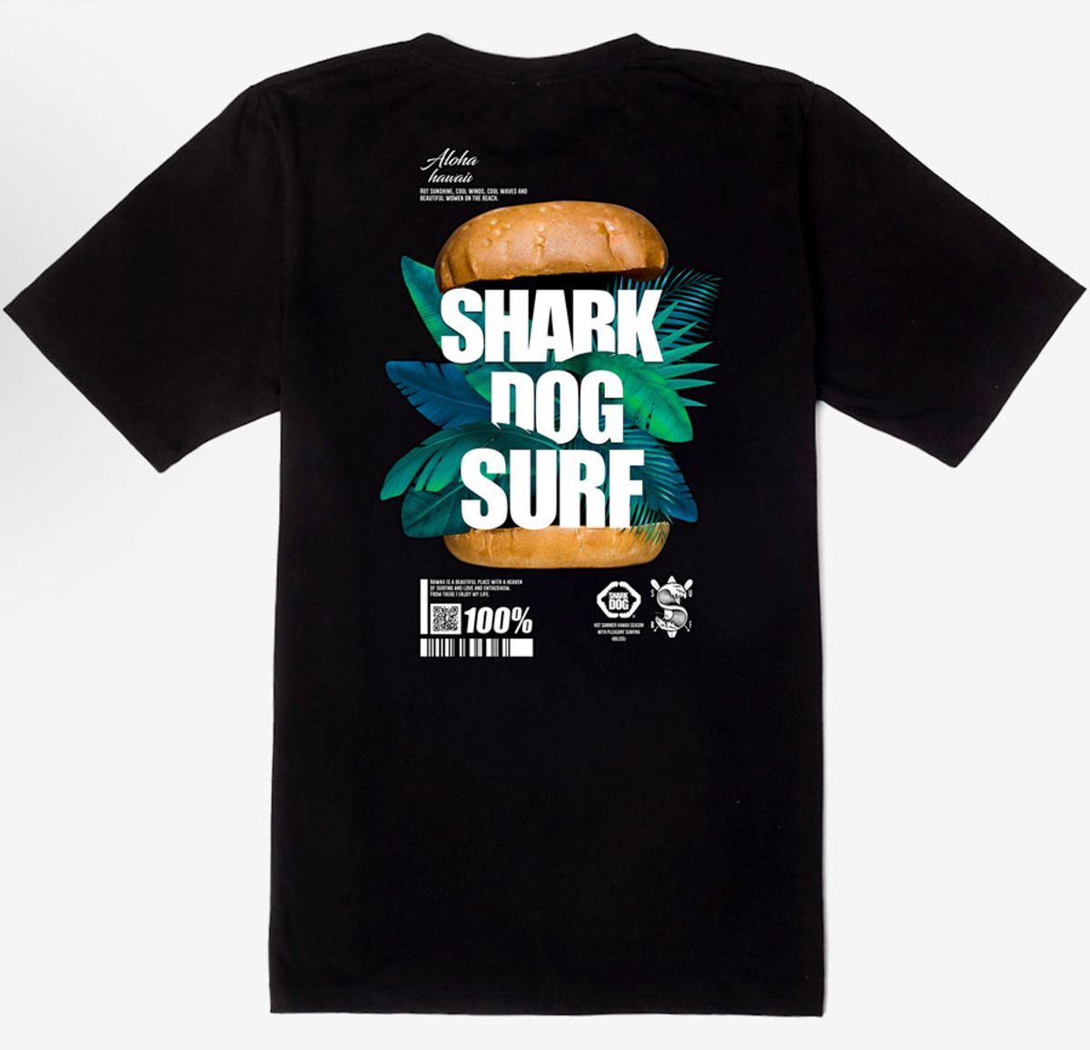 돌돌(DOLDOL) SHARK-DOG_tshirts-196 샤크독 서핑 하와이 그래픽 티셔츠 반팔티