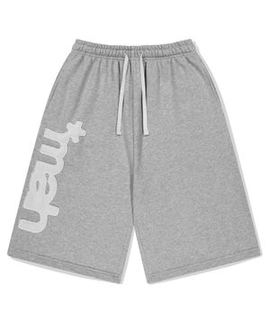 BERMUDA MAH APPLIQUE SWEATSHORT GREY(MG2FMMPA06A)