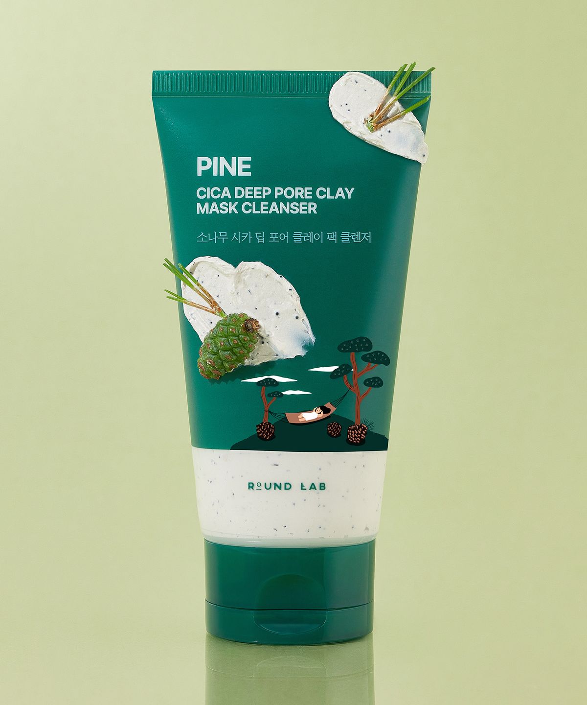 라운드랩(ROUNDLAB) 소나무 시카 딥 포어 클레이 팩 클렌저 150ml