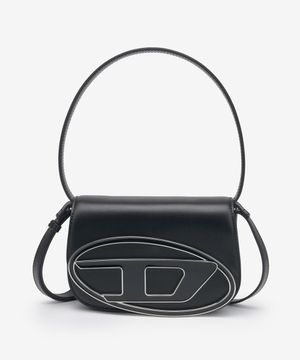 1DR 레더 숄더백 - 블랙 / X08396PR818T8013