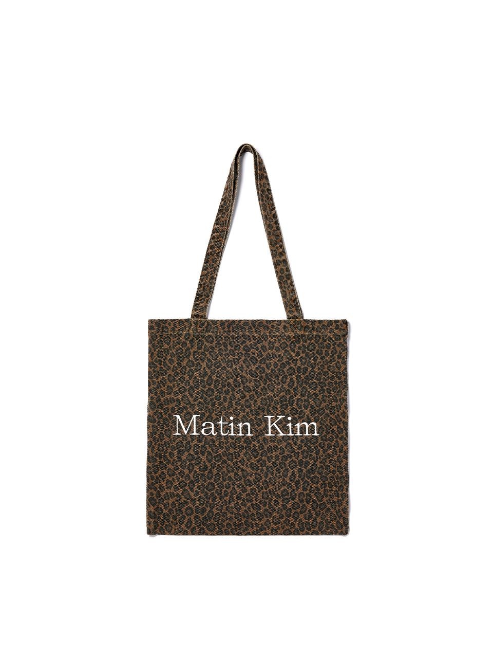 MUSINSA | MATIN KIM MATIN LEOPARD ECOBAG IN BROWN