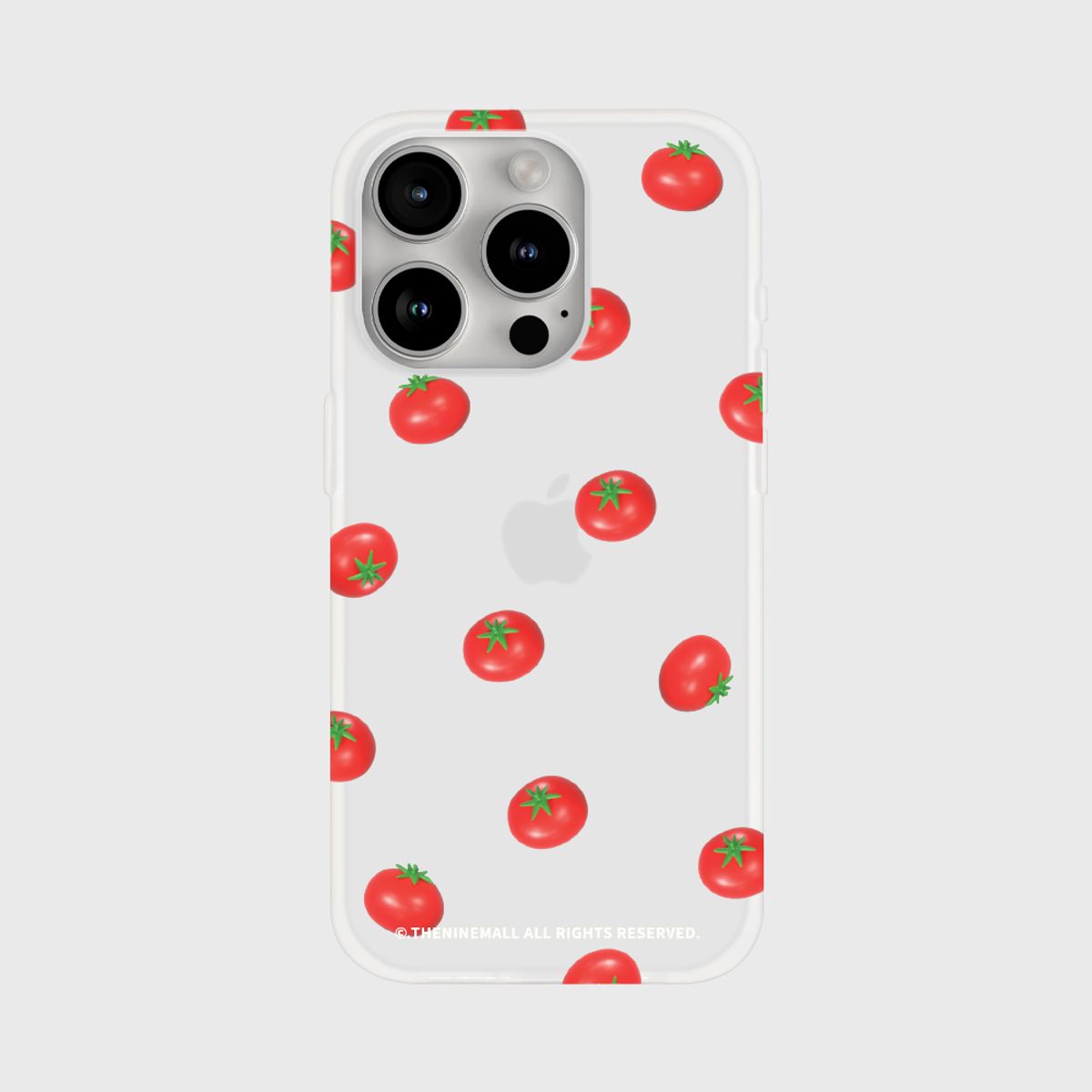 더나인몰(THE NINEMALL) mini tomato pattern [반투명 폰케이스]