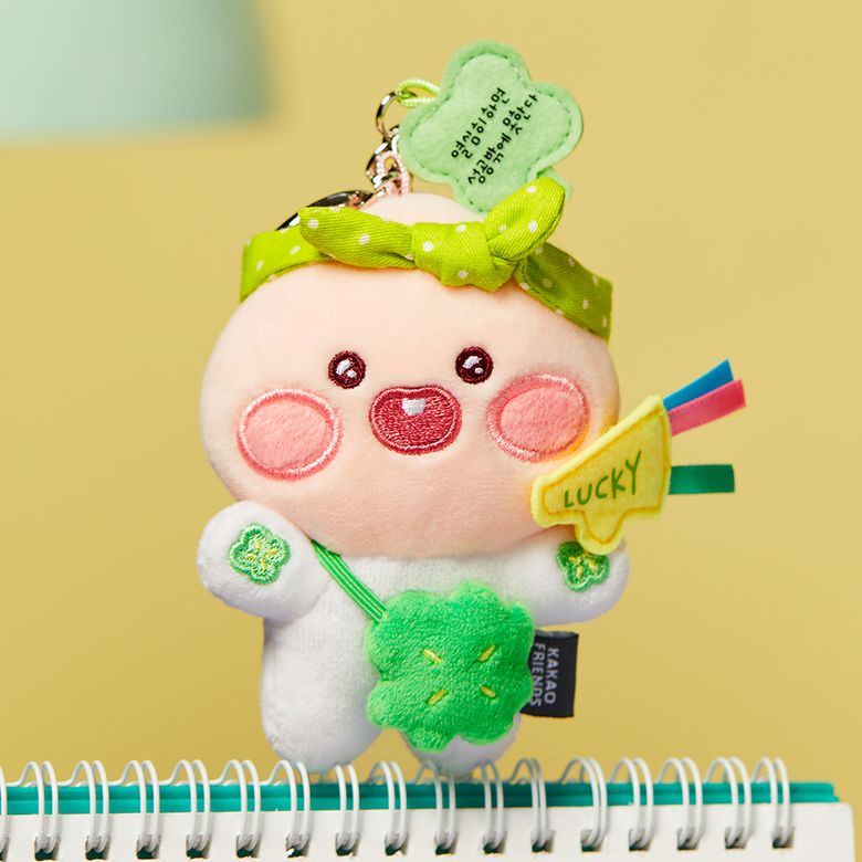 행운 메시지 키링인형_리틀 어피치