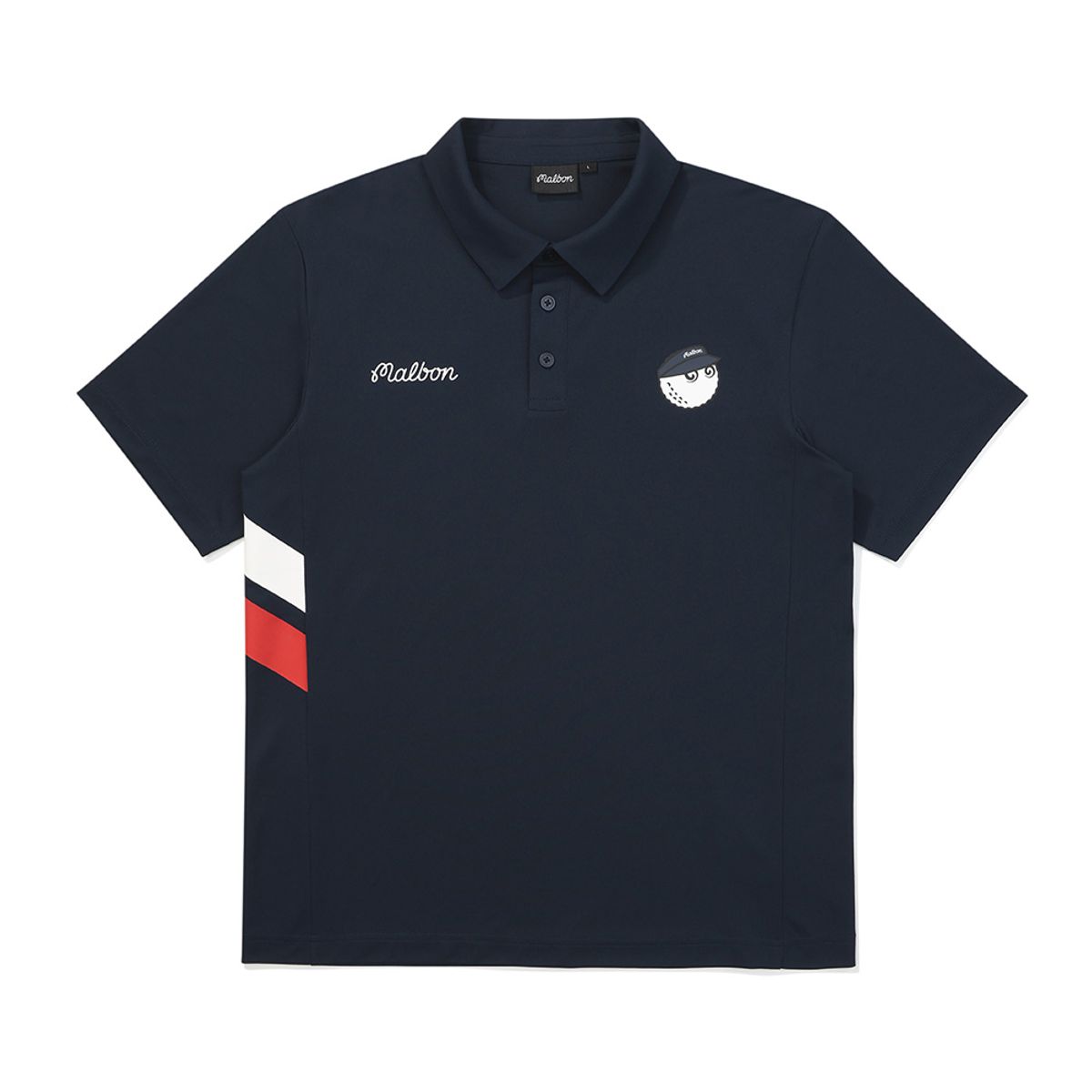 말본 골프(MALBON GOLF) XERO 버킷 플래그 폴로 티셔츠 NAVY (MAN)