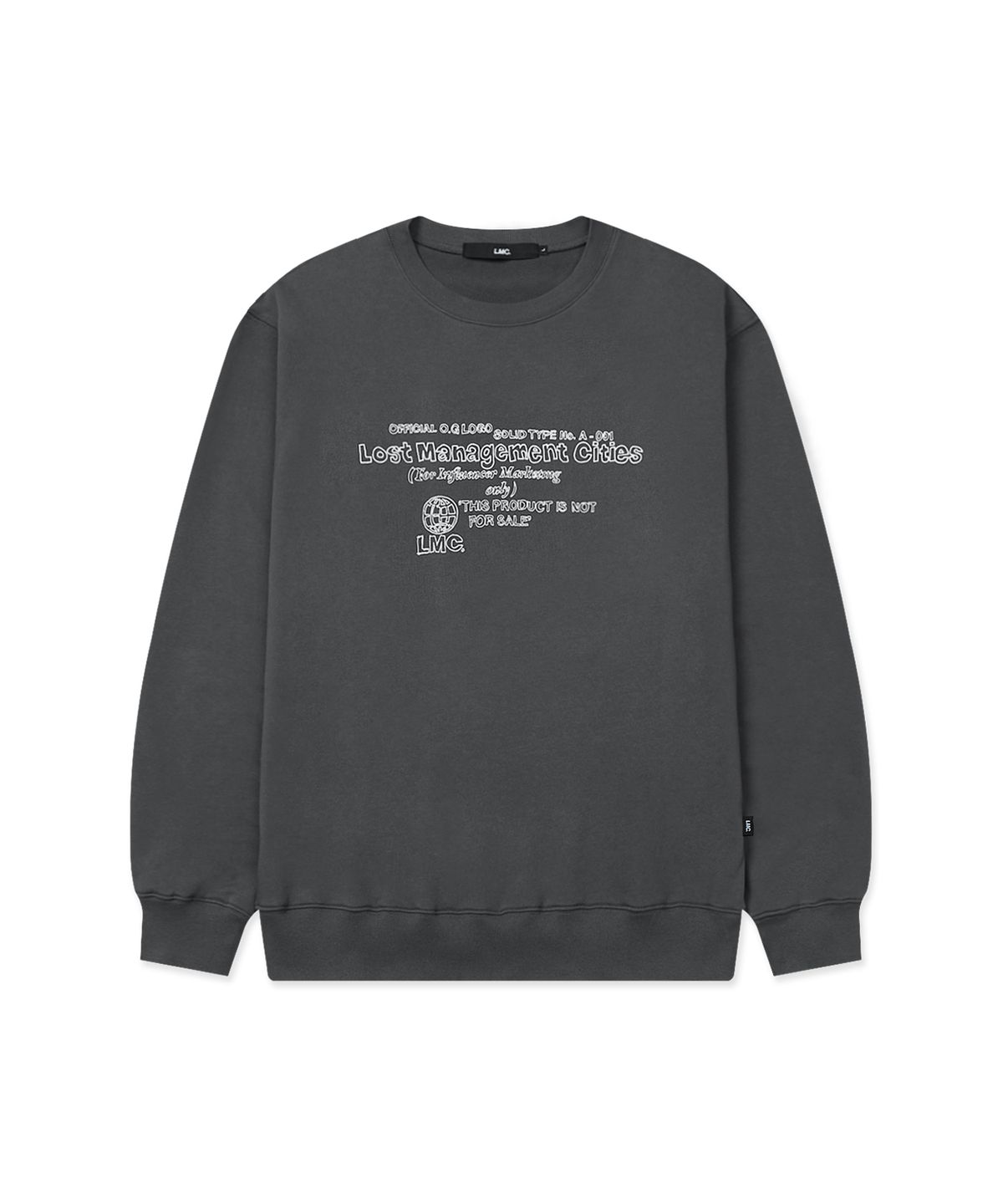 엘엠씨(LMC) FN OG DOODLE SWEATSHIRT charcoal