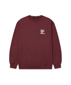 GOTHIC SWEATSHIRT burgundy