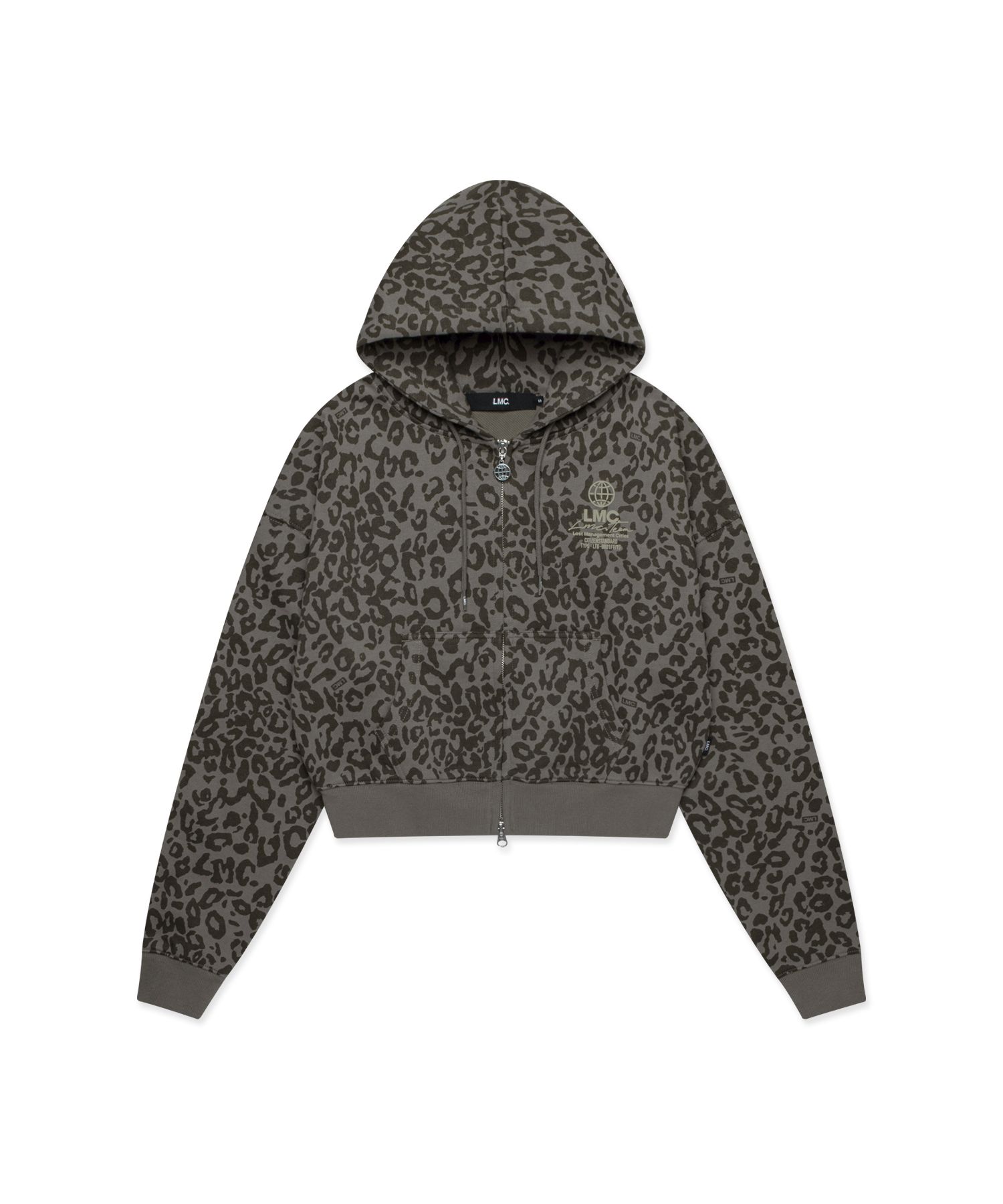 MUSINSA公式 | LMC WM SIGNATURE COMBO ZIP-UP HOODIE leopard