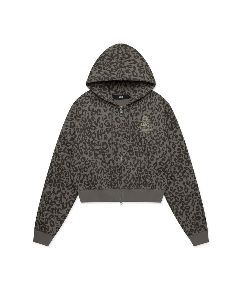 WM SIGNATURE COMBO ZIP-UP HOODIE leopard