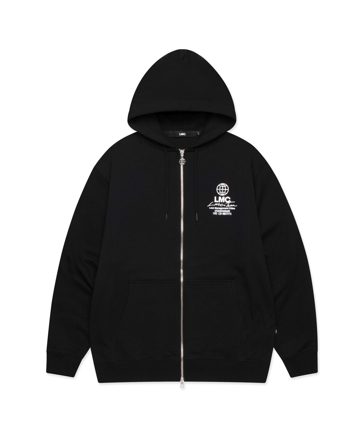 엘엠씨(LMC) SIGNATURE COMBO ZIP-UP HOODIE black