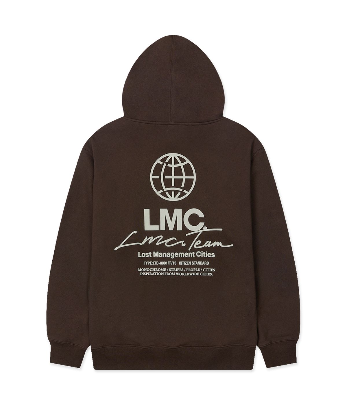 엘엠씨(LMC) SIGNATURE COMBO HOODIE brown