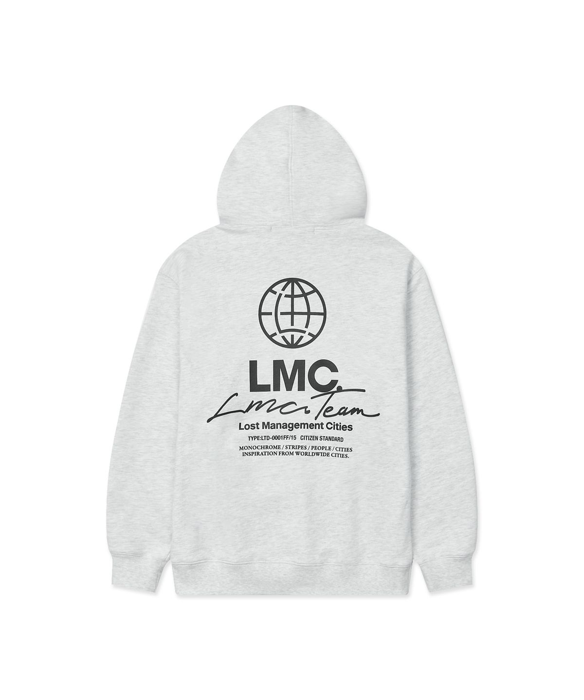 엘엠씨(LMC) SIGNATURE COMBO HOODIE light heather gray