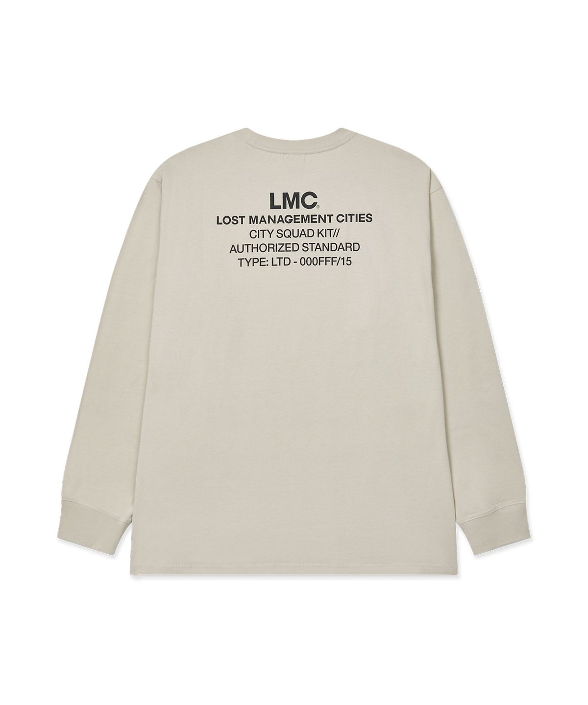 엘엠씨(LMC) AUTHORIZED STANDARD LONG SLV TEE sand
