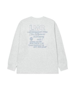 FN DOODLE LONG SLV TEE light heather gray