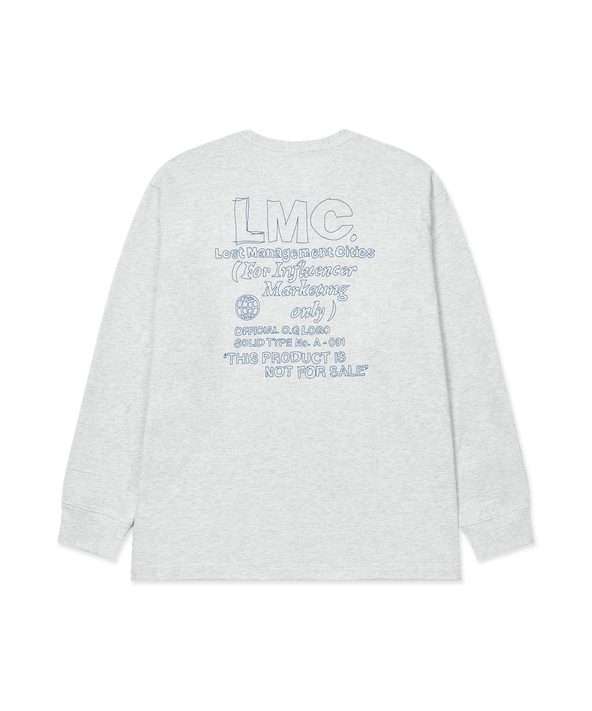 엘엠씨(LMC) FN DOODLE LONG SLV TEE light heather gray