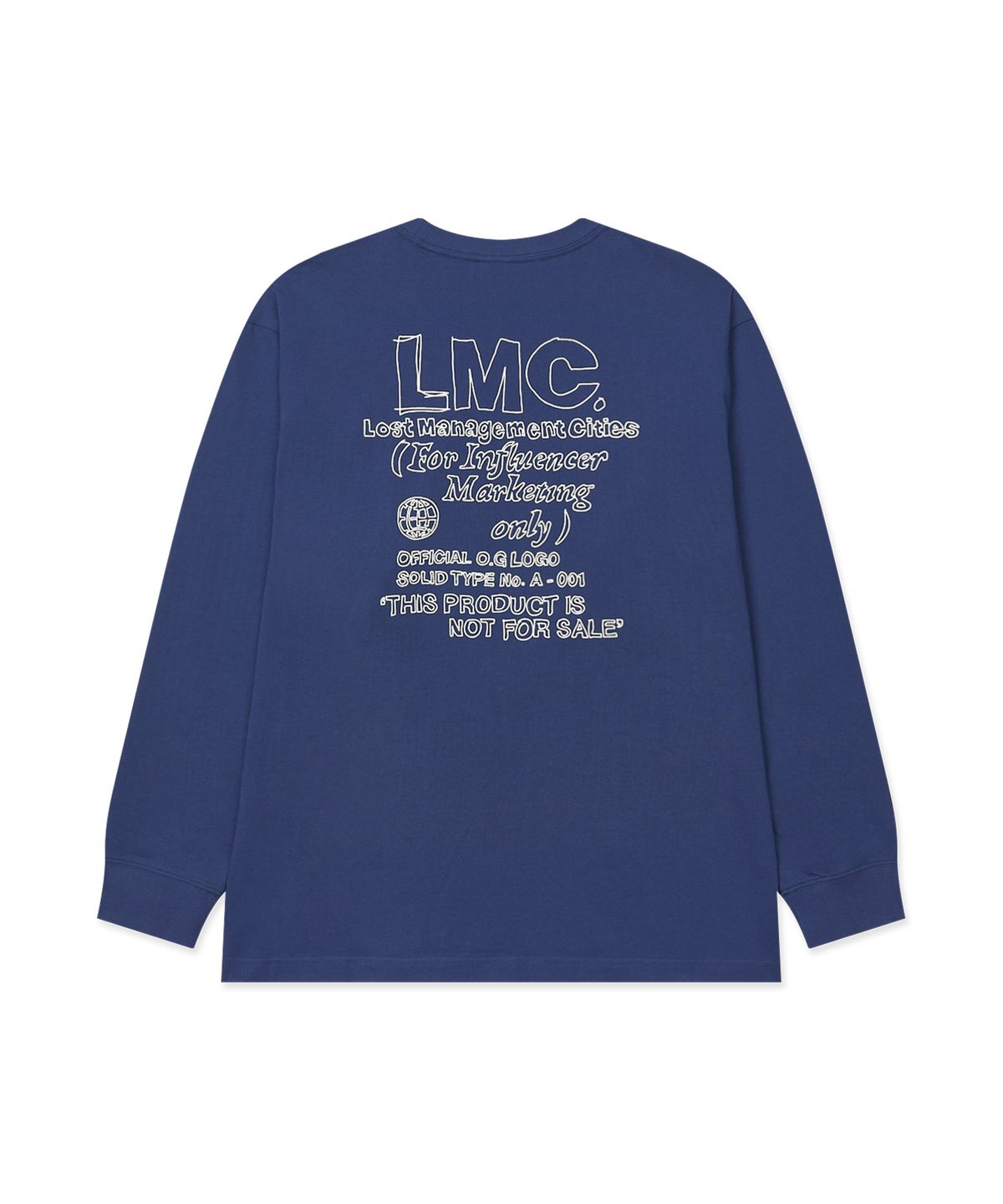 엘엠씨(LMC) FN DOODLE LONG SLV TEE violet blue
