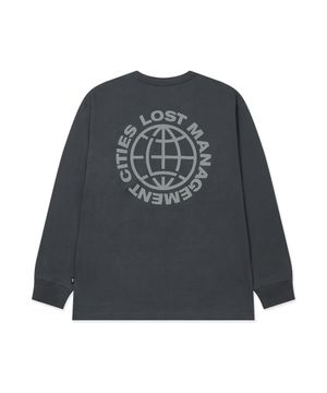 OG COMBO LONG SLV TEE charcoal