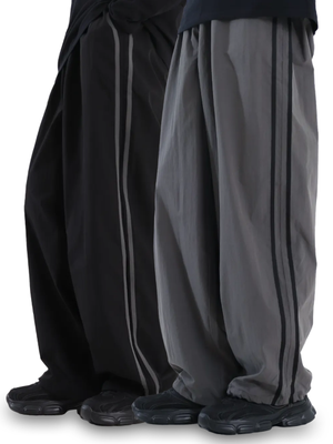 베이직 라인 나일론 스트링 팬츠