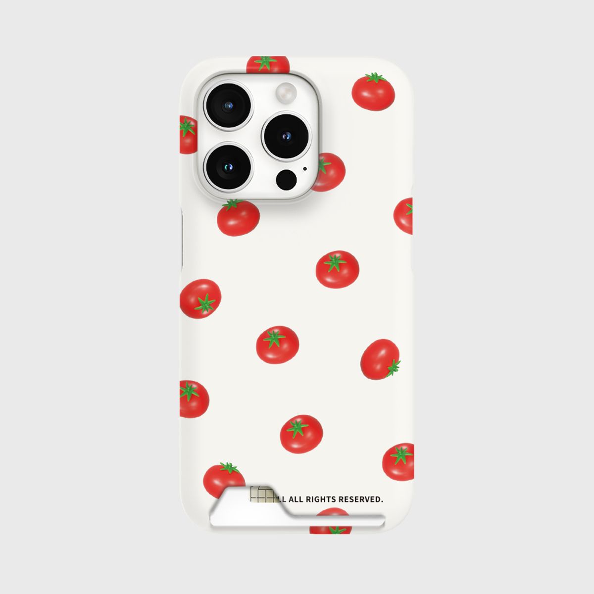 더나인몰(THE NINEMALL) mini tomato pattern [카드수납 폰케이스]