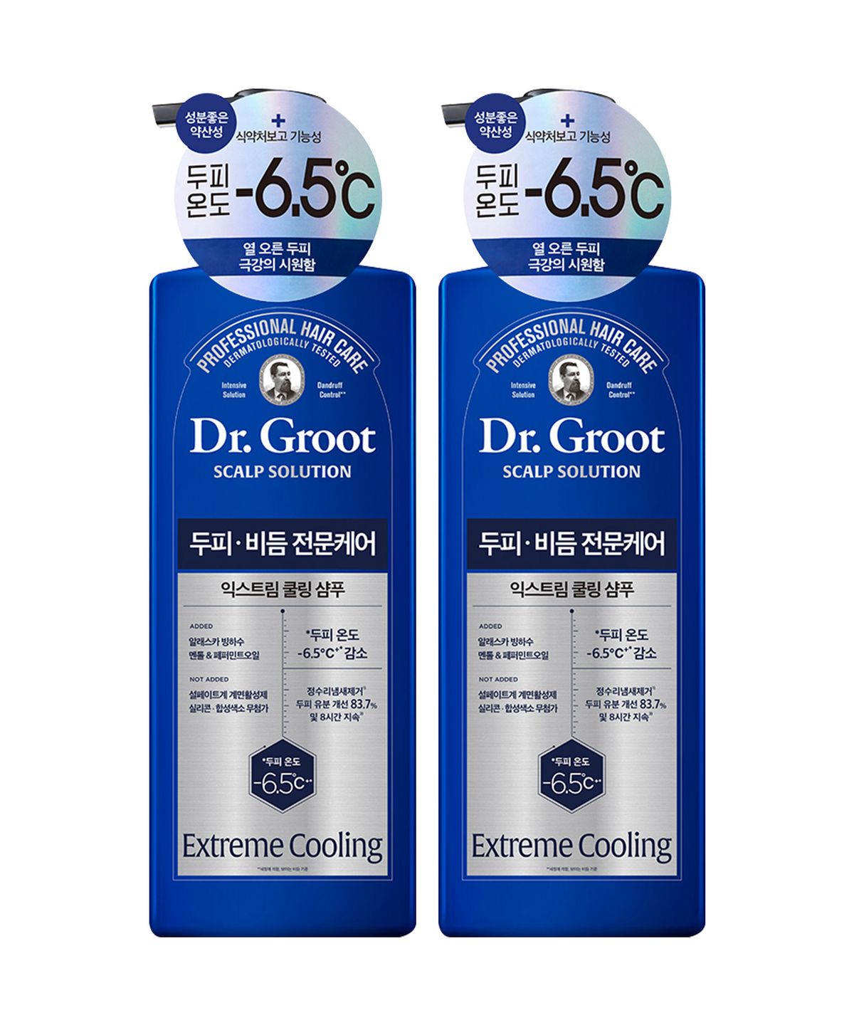 닥터그루트(DR.GROOT) 스칼프솔루션 익스트림 쿨링 샴푸 700ml x 2개
