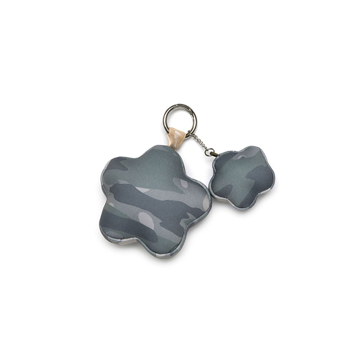 쓰리투에이티(THREE TO EIGHTY) UGLY RECYCLE SET KEYRING KHAKI