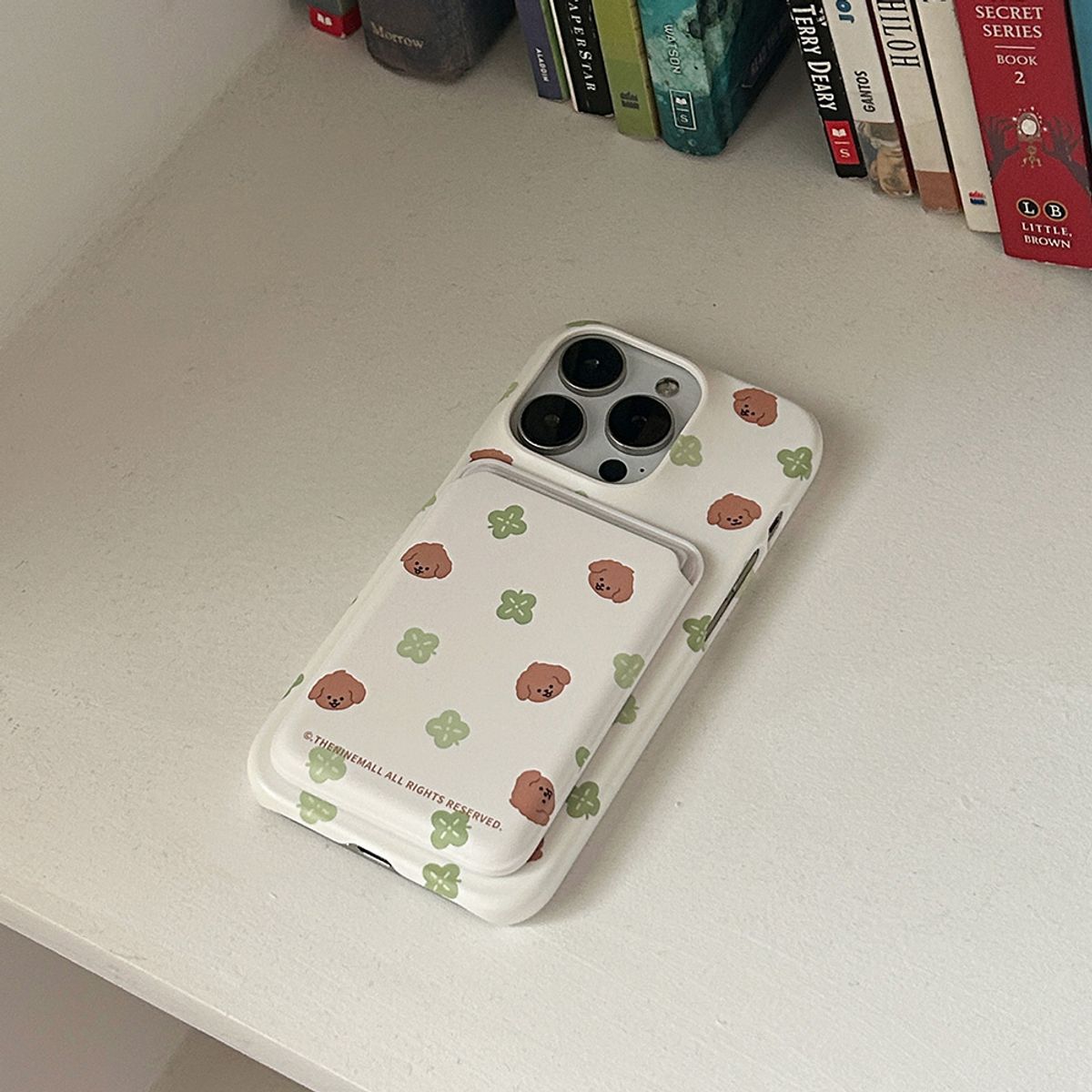 더나인몰(THE NINEMALL) lucky puppy pattern [맥세이프 카드슬롯]