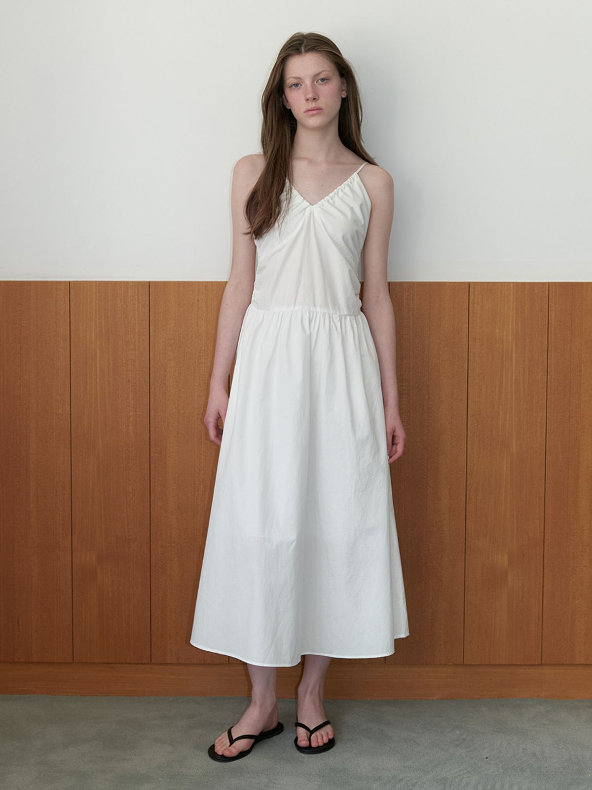 카인더베이비(KINDABABY) lena shirring dress - off white