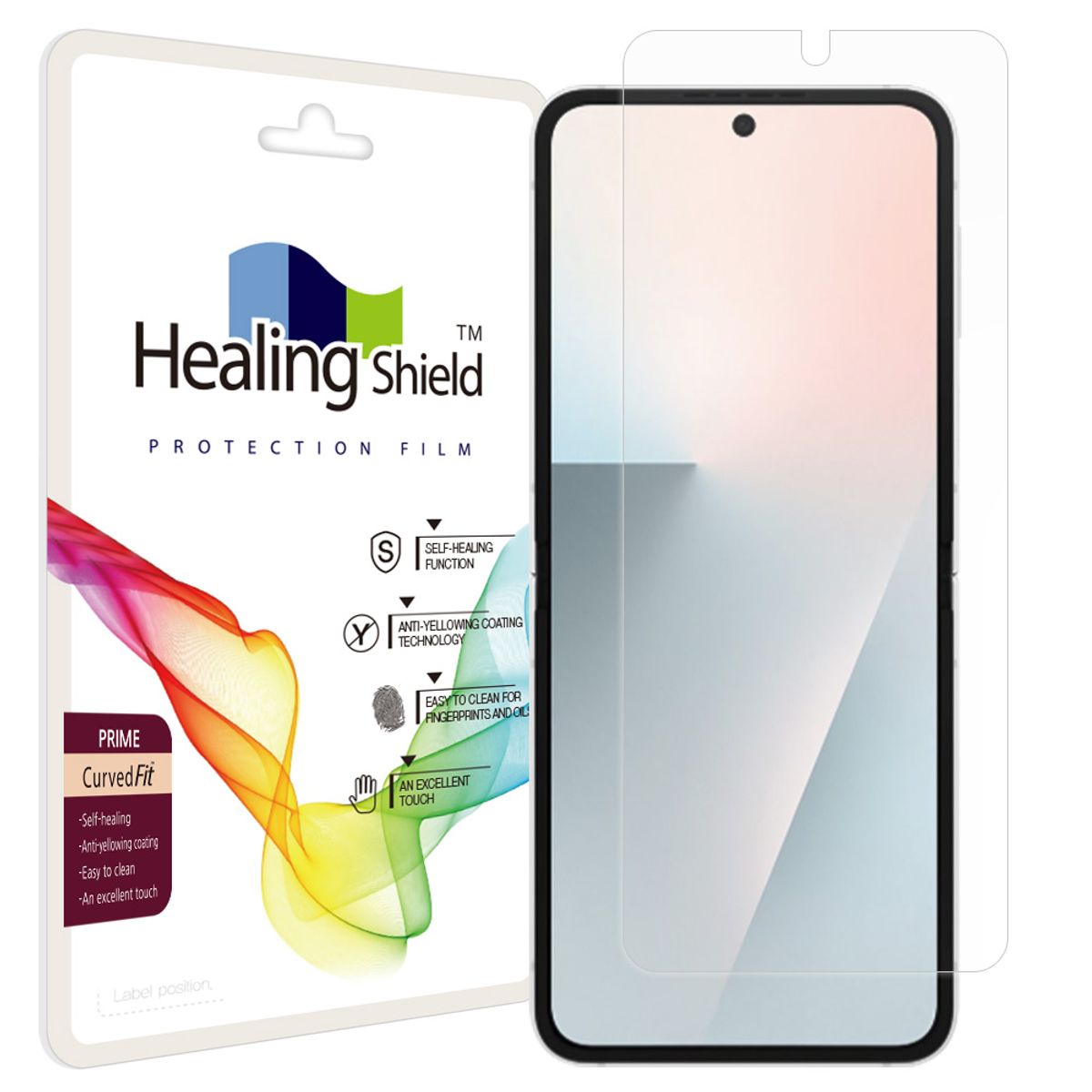 힐링쉴드(HEALINGSHIELD) 갤럭시 Z플립7 FE 프라임 고광택 내부액정 보호필름 1매