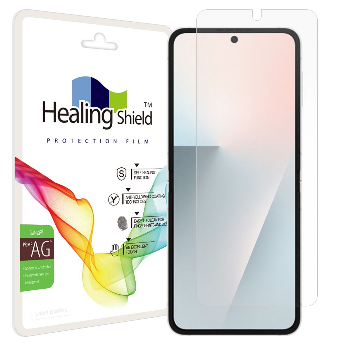 힐링쉴드(HEALINGSHIELD) 갤럭시 Z플립7 FE 프라임 저반사 내부액정 보호필름 1매