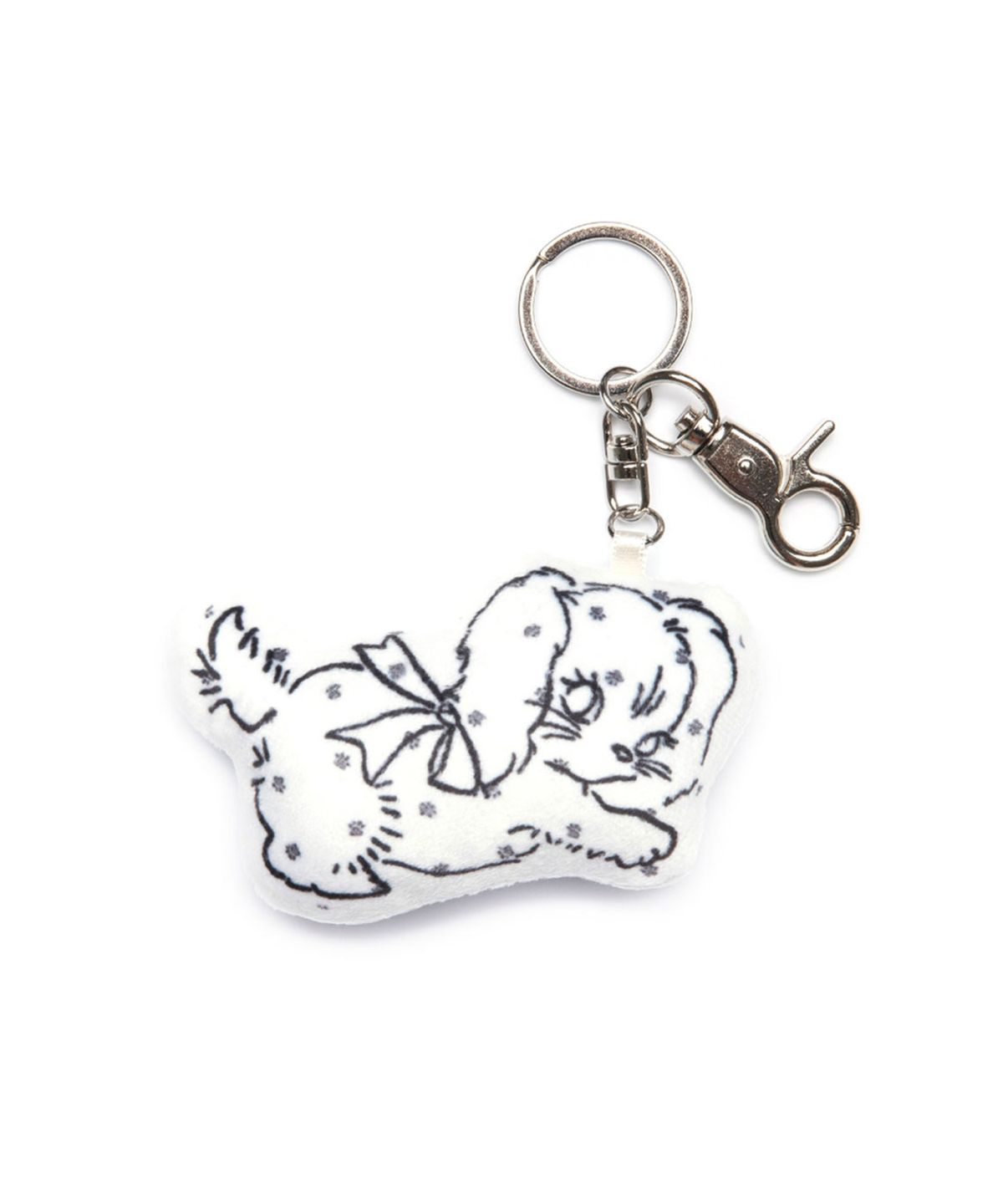 쓰리투에이티(THREE TO EIGHTY) PÖPPI KEYRING WHITE