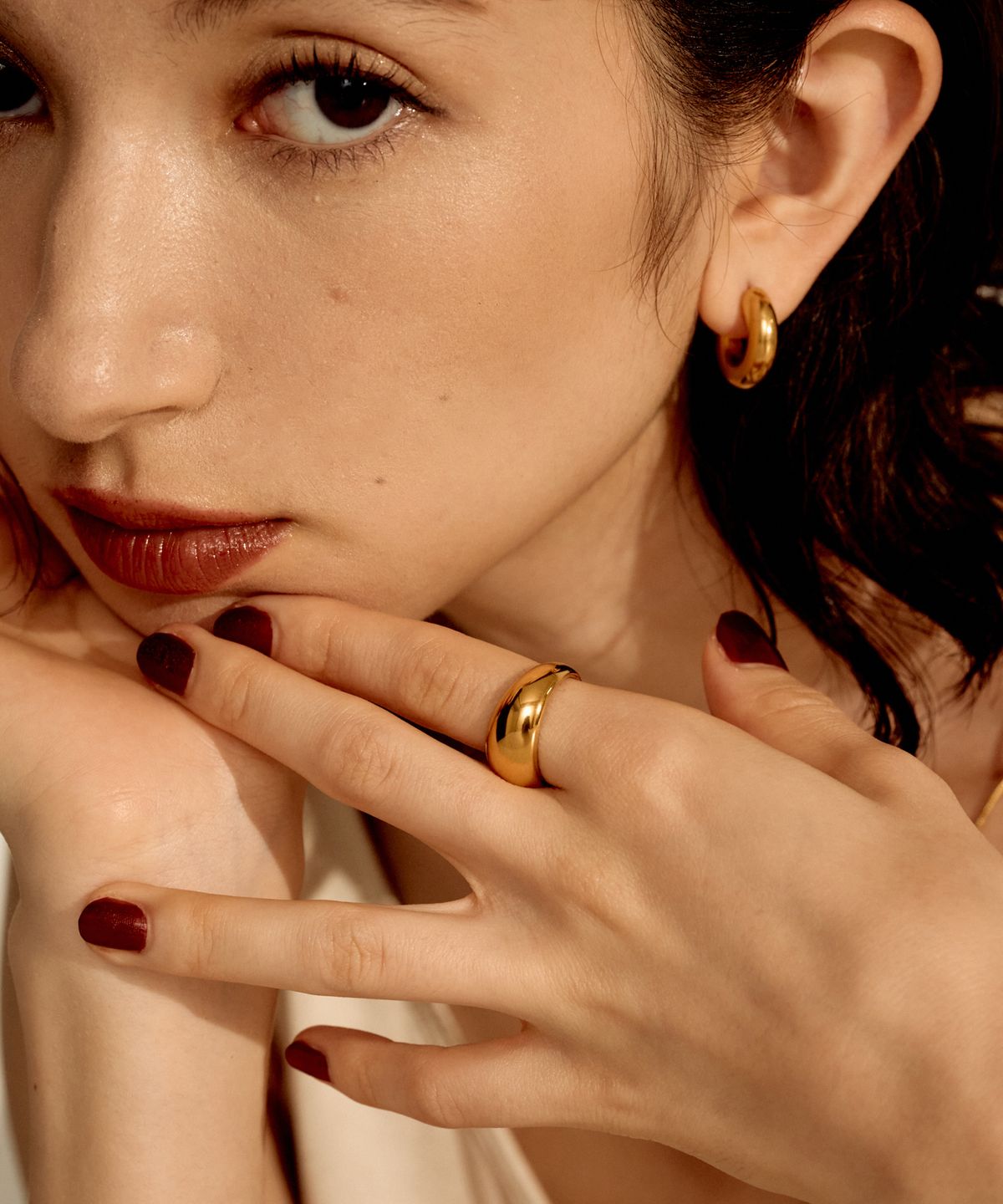 노비스도쿄(NOVICE TOKYO) 볼륨 링 Volume Ring［Stainless］/ gold