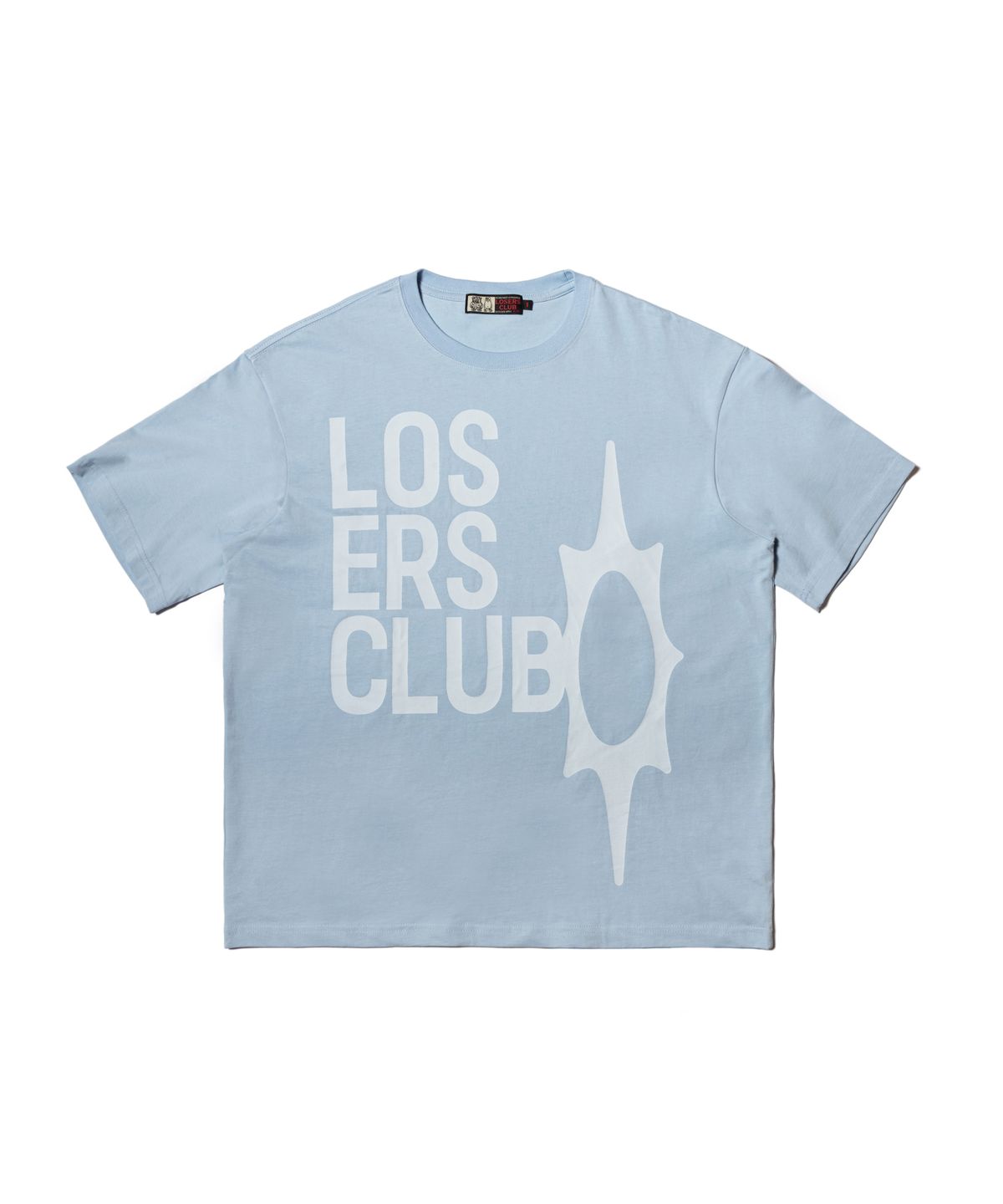 루저스클럽(LOSERS CLUB) 로고 반팔티셔츠 스카이블루