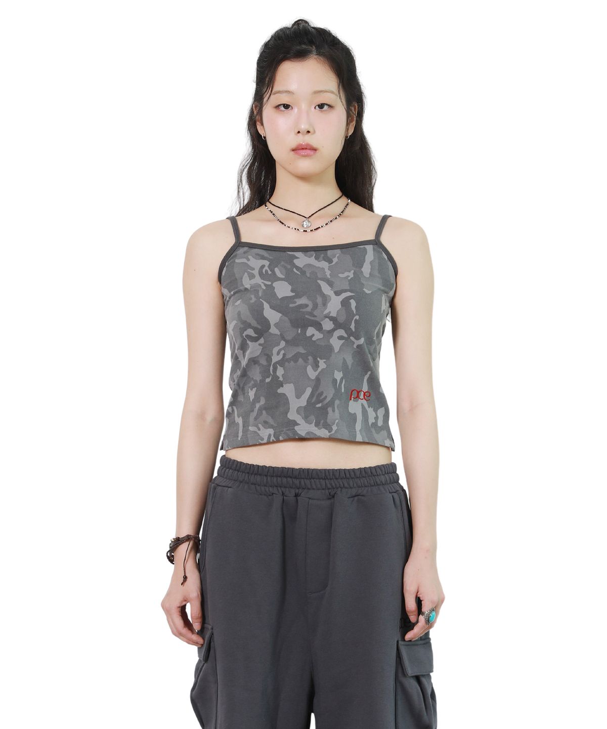피스메이커(PIECE MAKER) SAND CAMO SLEEVELESS (CHARCOAL)